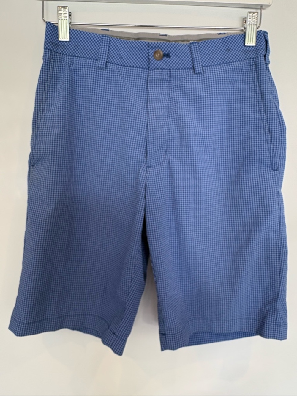 WALTER HAGAN GINGHAM GOLF SHORTS SIZE 30